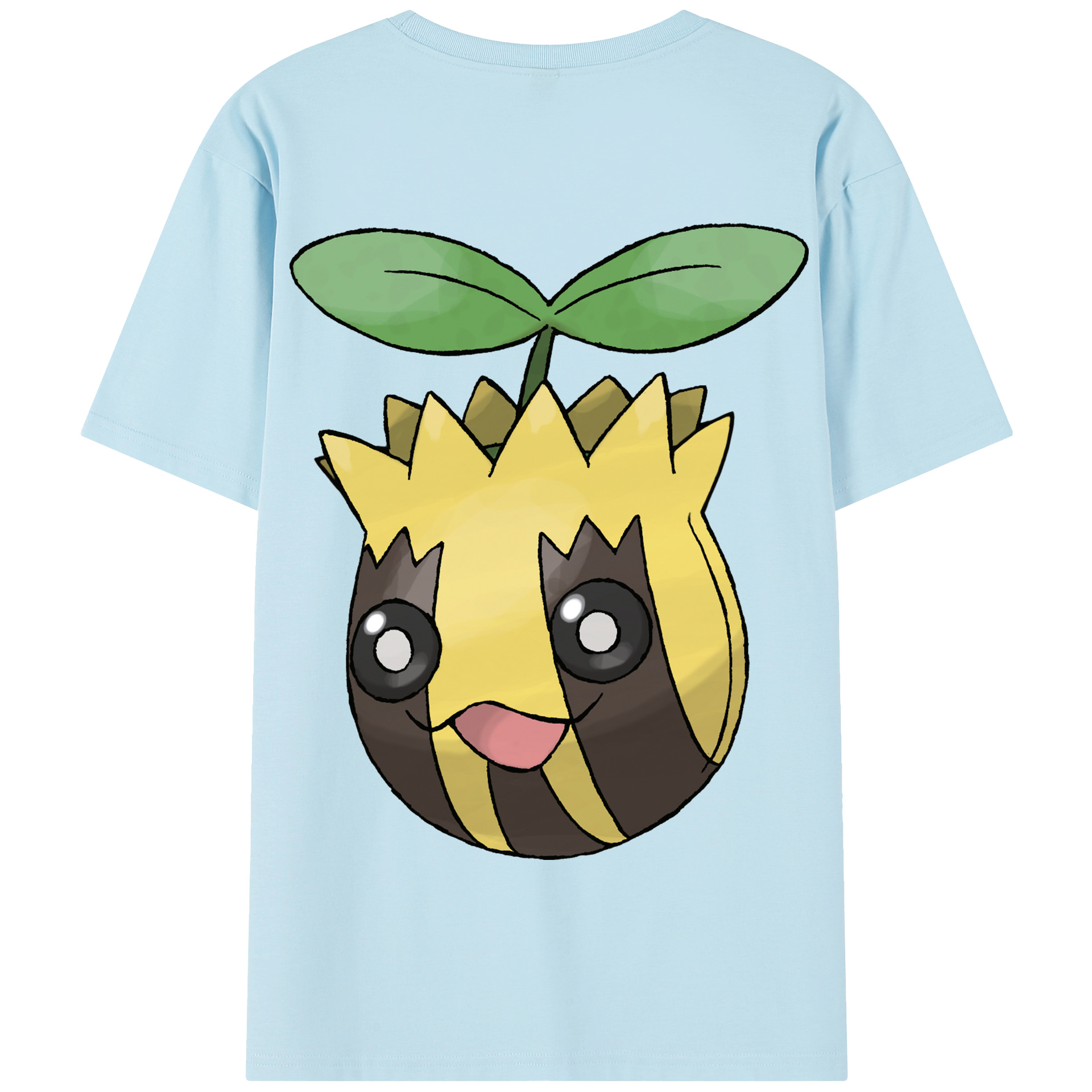 （画像用） ポケットモンスター Pokémon 綿100％半袖Tシャツ（背面プリント）